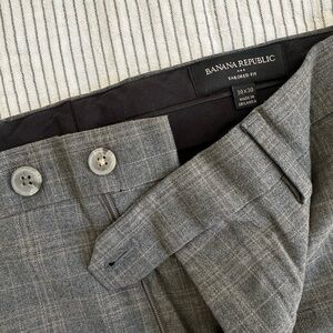 Banana Republic Charcoal Tailored Trousers